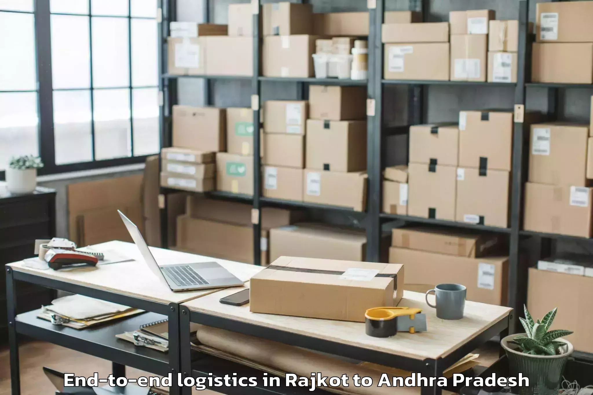 Top Rajkot to Sabbavaram End To End Logistics Available